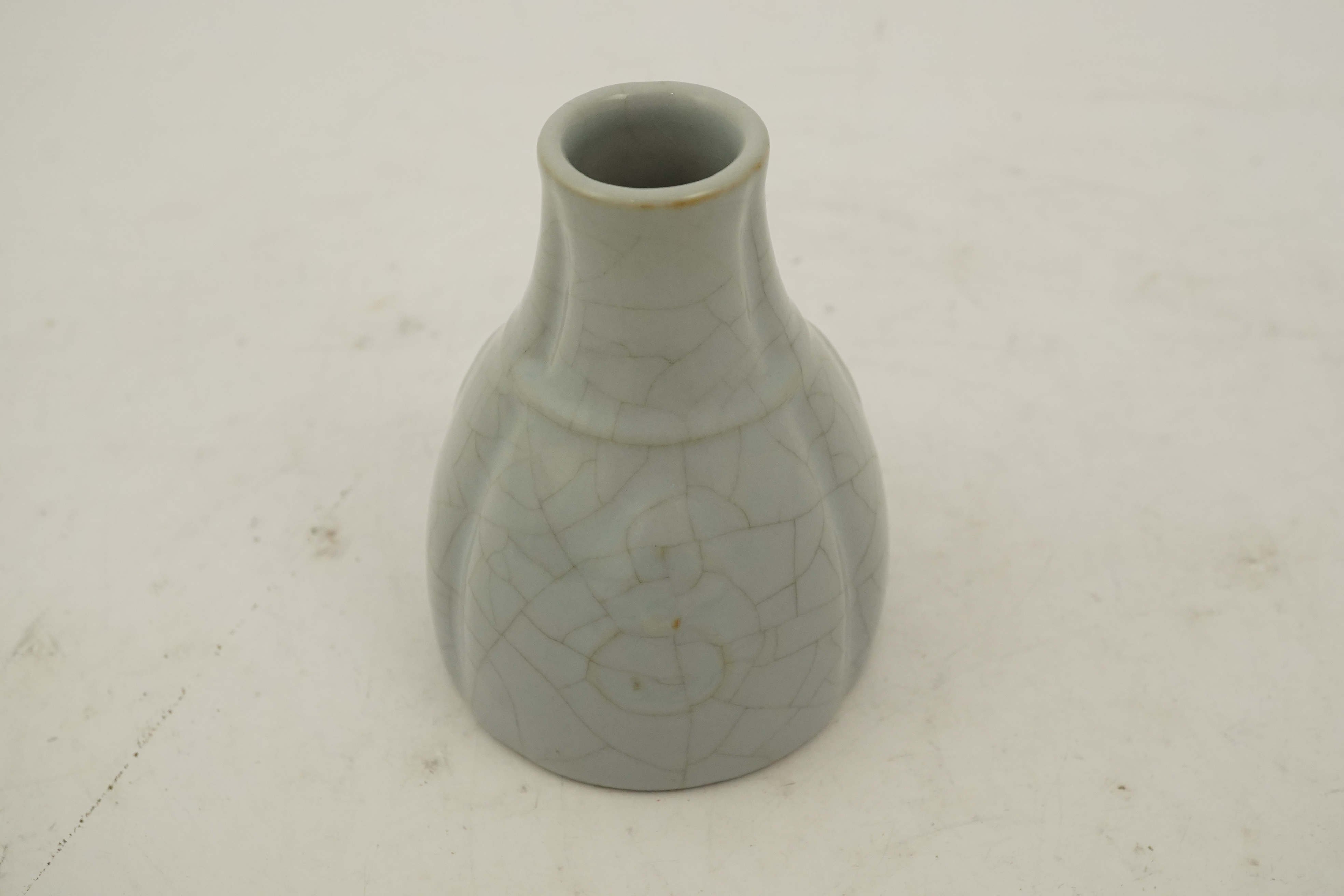 A Chinese Guan type brushwasher, Qianlong mark but later